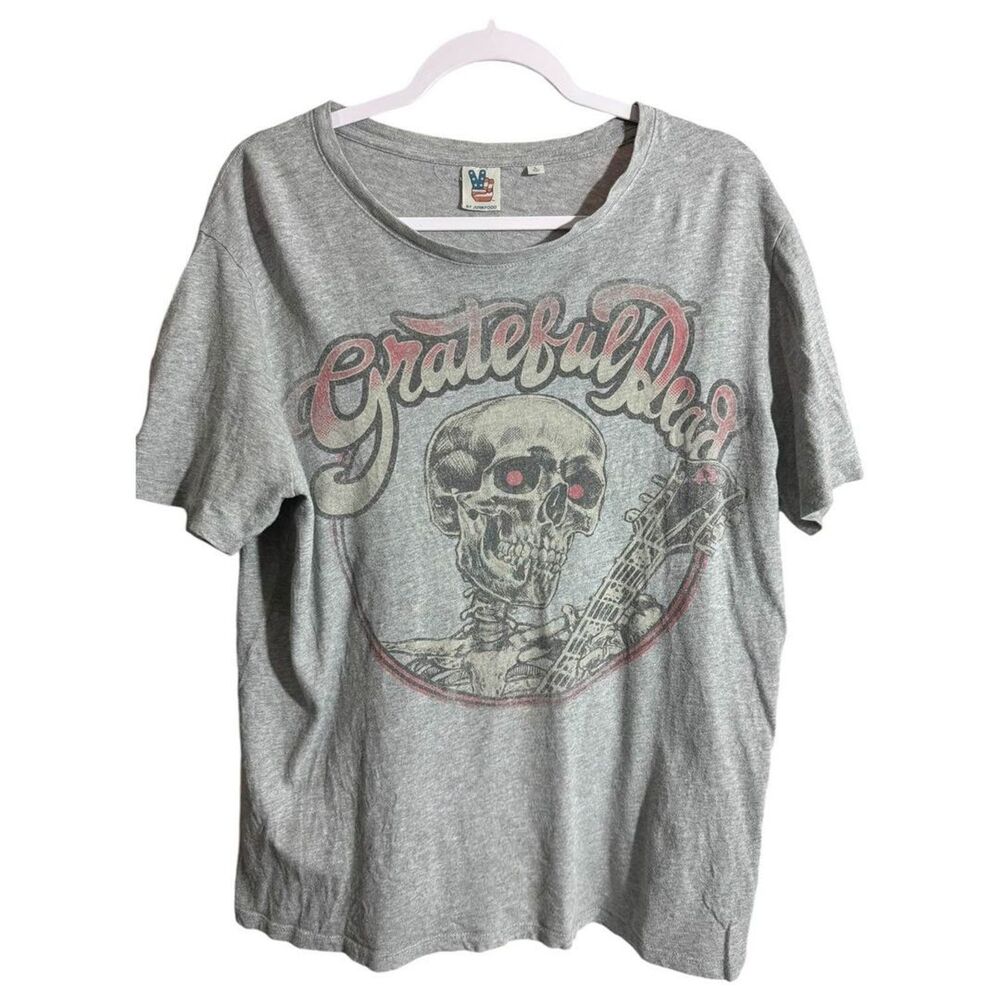 Womens Grateful Dead Skull & Roses T-Shirt (Size M) - Band Graphic